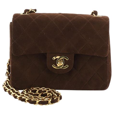 fake chanel suede bag